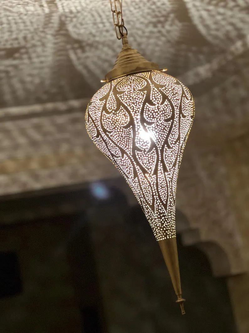 Moroccan pendant light, Brass lamp , Ceiling Light, Moroccan pendant fixtures , Hanging Lamp , Lampshades Lighting New Home Decor Lighting .