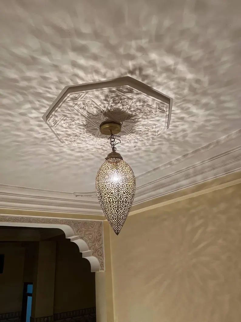 Moroccan pendant light, Brass lamp , Ceiling Light, Moroccan pendant fixtures , Hanging Lamp , Lampshades Lighting New Home Decor Lighting .