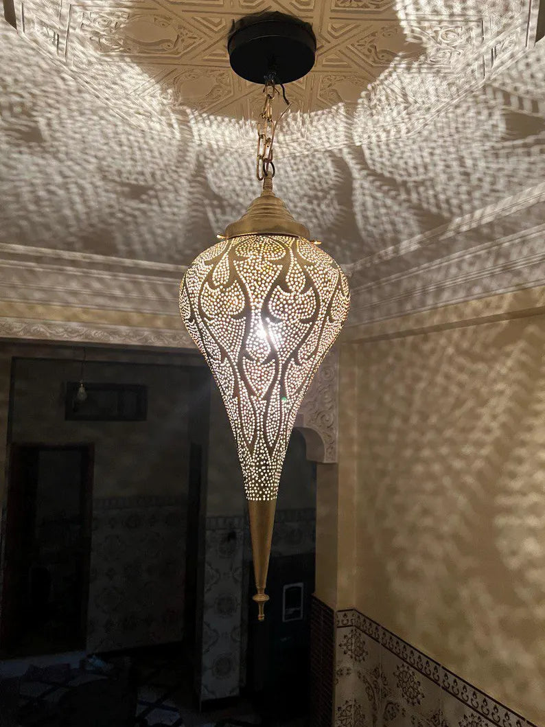 Moroccan pendant light, Brass lamp , Ceiling Light, Moroccan pendant fixtures , Hanging Lamp , Lampshades Lighting New Home Decor Lighting .
