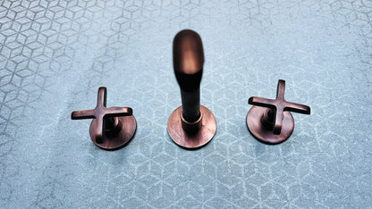 Copper brass Vintage Wall mounted bathroom faucet -Antique Style Copper - Brass Sink Faucet