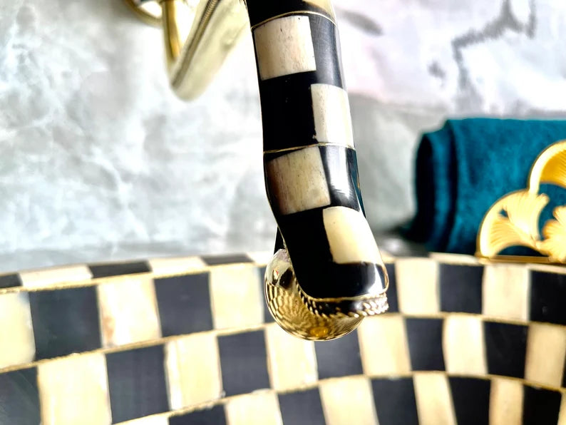 Antique Wall Mount Pot Filler Kitchen Faucet | Unlacquered Solid Brass | Handcrafted Moroccan Design | Single Handle